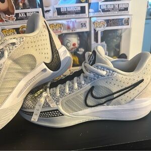 Nike White and Black Athletic Shoes